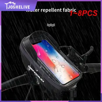 1~8PCS Portabil Sac Impermeabil Ecran Tactil de Biciclete de Munte Tub Cap Ghidon Telefon rezistent la apa Caz, Titularul de Echitatie