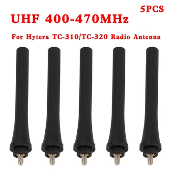 5 BUC/10 BUC Doi-Way Radio Antena 8.5 cm UHF 400-470Mhz Cauciuc Walkie Talkie, Antena pentru Hytera HYT TC-310 TC-320 TC310 TC320