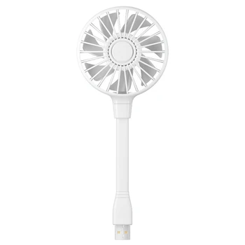 USB Fan, Mini Ventilator cu Gât de Lebădă Flexibil Ventilatorului de Răcire Ventilator Portabil pentru Laptop Pc Mobil Home Office Alb