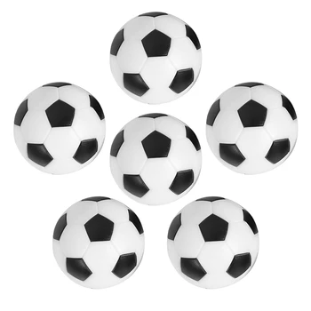 6PCS Mici Stil de Fotbal de Masă Minge de Fotbal din Plastic Dur Masă Mingea Omologul său Joc de Jucarie pentru Copii