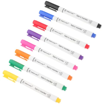 8 Buc Colorat Graffiti Pen Pantofi Tesatura Vopsea Furnizează Apă Stilouri Marker Haine Accesorii din Plastic Multi-funcție