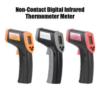 Non-Contact, cu Laser IR Arma Temperatura Display LCD Pirometru -50~380℃ Digital cu Infraroșu Pirometru, Termometru Metru