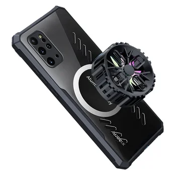 Gamer Caz de Telefon pentru Samsung Galaxy S20 Plus Grafen Disipare a Căldurii Acoperă Opt Găuri Respirabil Transparent Slim Carcasa