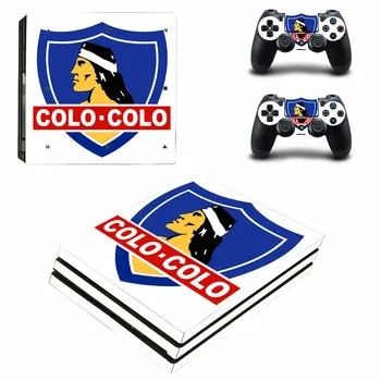 Clubul Social y Deportivo Colo-Colo PS4 Pro Piele Autocolant Decal Capac Protector Pentru Consola si Controller Piei de Vinil