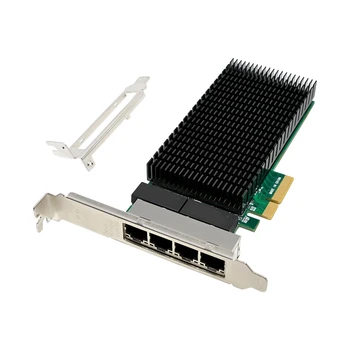 PCI-E X4 4 Port Gigabit Server placa de Retea Server NIC I210-T4 RJ45 Ethernet NIC Industriale Camera Vision Network Card PCB