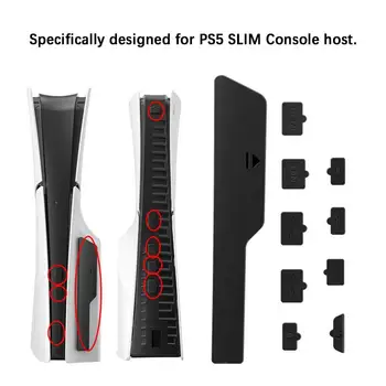 Pentru PS5 Consola Slim de Silicon Praf Protector Capsulă Capac Dustproof Plug Pentru PS5 Slim Consola de jocuri Accesorii