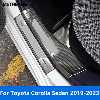 Pentru Toyota Corolla Sedan 2019-2021 2022 2023 Ușa Plăcii De Prag Pedala De Bun Venit Pragul De Uzură Guard Plate Accesorii Styling Auto