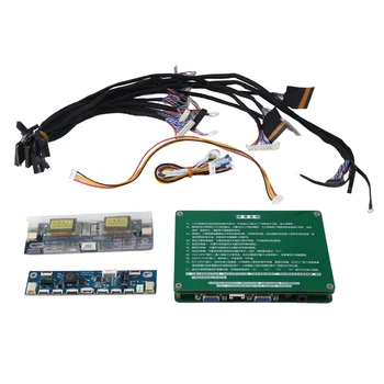 Laptop, TV LCD LED TEST TOOL KIT SET Panou Tester Kit pentru Repararea Ecran Monitor cu 14 BUC Cablu LVDS