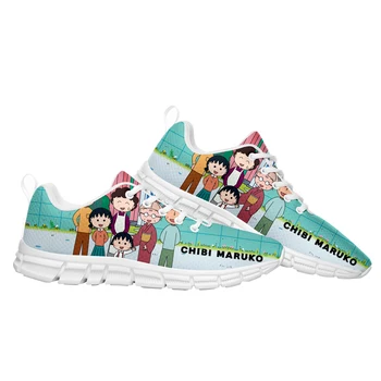 Chibi Maruko Pantofi Sport Barbati Femei Adolescent Copii Copii Adidasi De Înaltă Calitate Benzi Desenate Japoneze Desene Animate Adidas Pantofi Personalizat