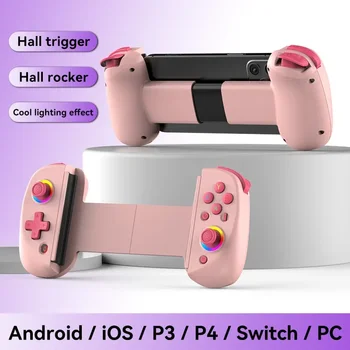 D8 RGB tablet Controller Wireless mâner pentru a Comuta joc Bluetooth se întinde Joystick Pentru P3 P4 Android IOS gamepad