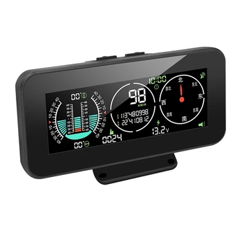 Pentru Toate Masinile M60 Masina HUD GPS Vitezometru Inteligent Inclinometer Viteză Off-Road Înclinare de Afișare Unghi de înclinare Busola