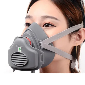 Noi 3700 de Tip Industrial de Vopsire prin Pulverizare Respirator Siguranta la locul de Munca Filtru de Praf Dovada Deplină Față Mască de Gaze Formaldehidă protecție