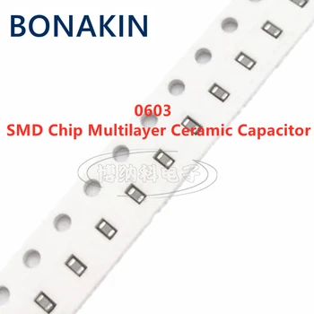 100BUC 0603 1PF 50V 100V 250V ±0.25 PF 1R0C C0G 1608 SMD Chip Condensator Ceramic Multistrat