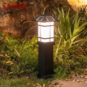 SAMAN în aer liber, Solar Gazon Lampa LED Clasice Impermeabil Acasă pentru Villa Garden Decor