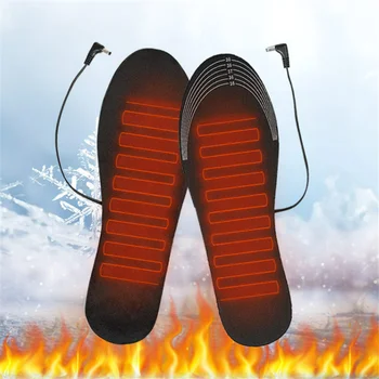 USB Încălzit Tălpi de Pantofi Picior Electrice de Încălzire Pad Picioarele Calde Ciorap Pad Mat de Iarnă Sport în aer liber, Încălzire Branț de Cald Iarna