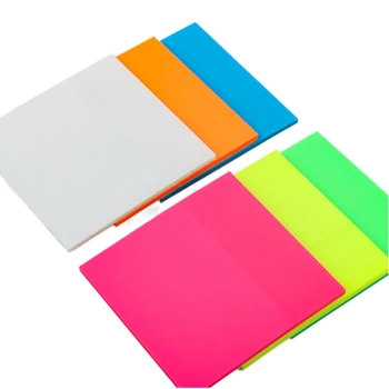 50Sheets/pc PET Transparent Notă Lipicios, rezistent la apa Memo Pad Mini Notepad pentru Elevii de Personal Papetărie Portabil Notebook