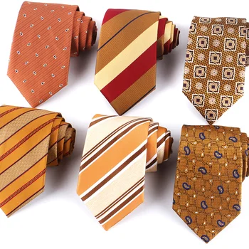 Bărbați Cravate Costume pentru Bărbați Gât Cravată Pentru Nunta Cravata cu Dungi Pentru Cavalerii de onoare Moda Mandarina Cravate Pentru Bărbați, Femei Bune de Cadouri Gravatas