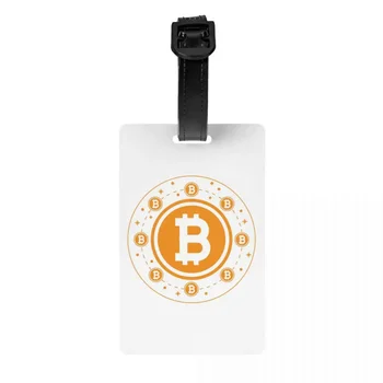 Crypto Bitcoin Magic Bagaje Tag-Ul De Protecție A Vieții Private Cryptocurrency Blockchain Btc Cadou Etichetele Bagajelor De Călătorie Sac Etichete Valiza