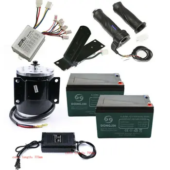 TDPRO 500W 24V Perie Controler de Motor si Baterie pentru Scuter Electric Du-te kart de E-BIKE