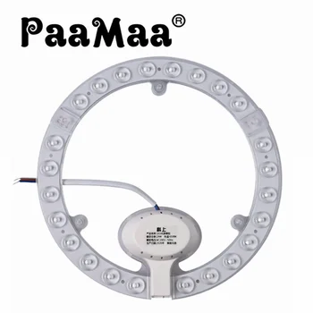PaaMaa LED Inel PANOUL de Cerc de Lumină 36W 24W 18W 12W Alb Rece AC220V-240V Plafon Rotund Bord Lampă Circulară Bord Blub