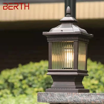 DANĂ în aer liber Clasice Post Lampa Simplu de energie Electrică LED Pilon de Lumina Impermeabil pentru Vila Curte Retro Peisaj de Grădină