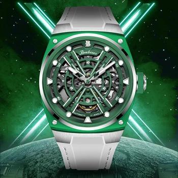 BRUBOSES Ceas pentru Barbati Brand de Top de Lux Impermeabil ceasuri Mecanice Safir luminescent dial Mens Watch cadou
