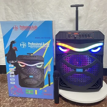 Bas grele 10000W Valoarea de Vârf Karaoke Caseta de Sunet Difuzor Bluetooth Portabil RGB Lumini Subwoofer HiFi Stereo Microfon fără Fir