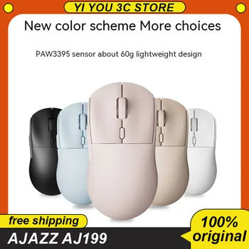 AJAZZ AJ199 2.4 GHz Wireless Mouse Două Modul PAW3338 Senzor FPS Gaming Mouse 53g Greutate de Lumină 26000DPI 6 Butoane Gamer Accesorii