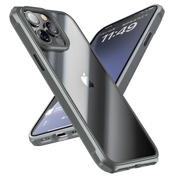 Rezistent la șocuri Armura Clar Moale Bara de protecție Caz Greu pentru IPhone 14 13 11 15 Pro Max 12 Mini-XR X XS 7 8 Plus IPones 15Pro 14Pro Acoperi