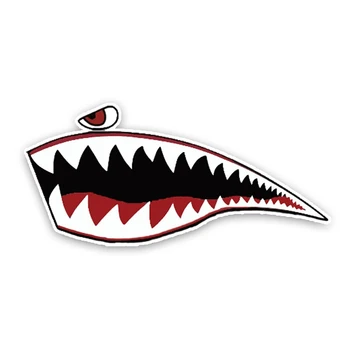 Masina autocolant Drăguț gura de rechin de desene animate de culoare PVC de înaltă calitate masina autocolant decorativ model 15CM * 7CM