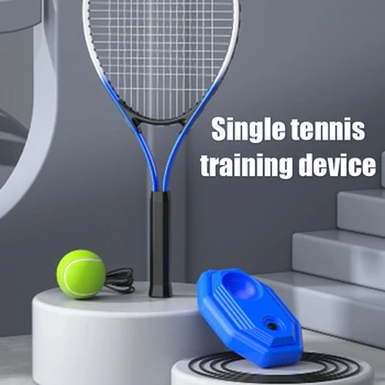 Un Singur Set De Tenis De Formare De Tenis De Cablu Trainer Bază De Rebound Cablul De Tenis, Antrenor De Culoare Aleatorii