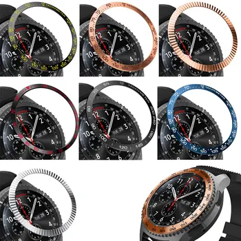 Pentru Samsung Gear S3 frontieră Bezel Inel de Protecție Caz Acoperire Pentru Galaxy watch 46mm Ramă de Oțel Inoxidabil Inel Ceas Accesorii