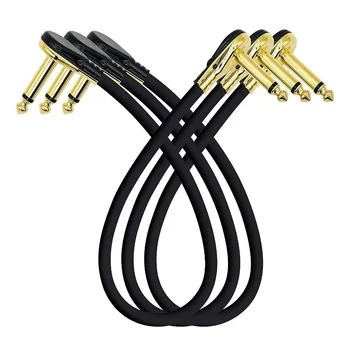 Chitara Cabluri Patch Unghi Drept 15/30CM 1/4 Cablu de Chitara pentru Chitara Pedale de Efect