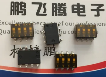 2 BUC/lot Original Taiwan ECE ESD104LDZ comutatorul DIP 4-bit patch 2.54 mm plat cadran de codificare