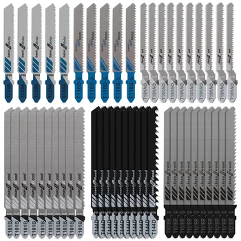 Subțire T-cuțit de Tăiere Metal Blade Jig a Văzut Puzzle-Instrument DEWALT/Bosch/Hitachi/Makita/Milwaukee/Metabo Blade Set de 10/50pcs Lemn