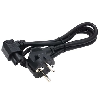 UE Mufa 2 Pini-4.8 Mm C5 90 de Grade/Unghi Cloverleaf Plumb Cablu de Alimentare Duce Cablul de Monitor PC