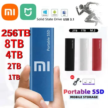 Xiaomi Mijia Portable SSD de Tip C USB 3.1 Hard Disk Ssd 16TB Extern SSD M. 2 pentru Laptop/Desktop/Telefoane/mac Memorie Flash Disk