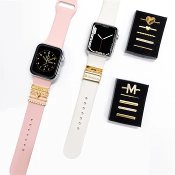 Decor Pentru Apple watch band 8 7 se Ultra Diamant Bijuterii Charms Accesorii samsung/Huawei watchstrap 20/22mm ceas Brățară