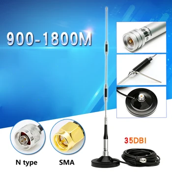 GSM 900-1800MHz 915MHZ Bază magnetică Semnal Transmite/primi Monta antena 35dbi mare câștig omnidirectional Masina N tip/SMA male